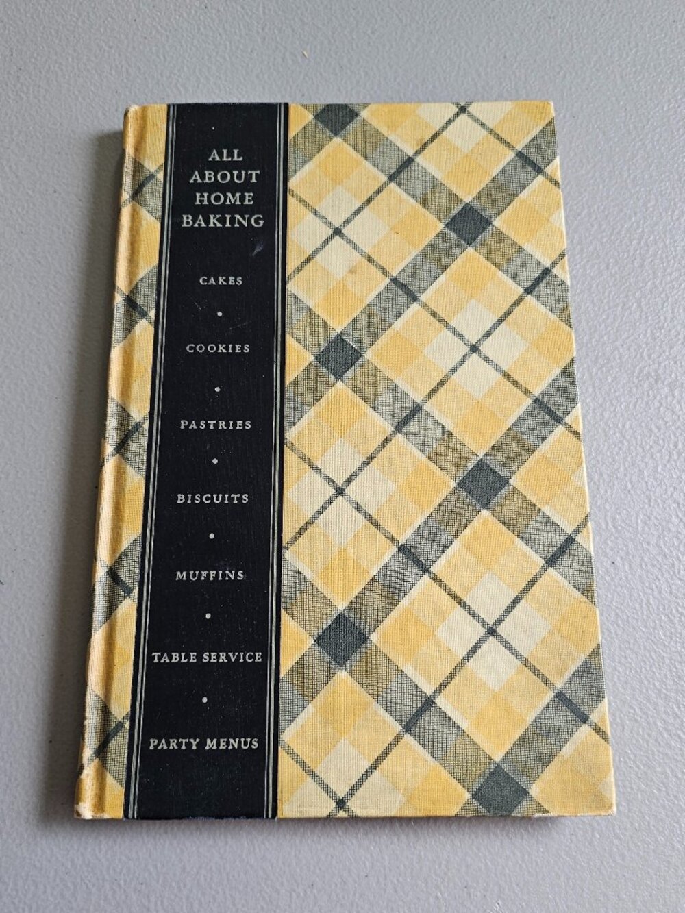All About Home Baking General Foods Hardcover Vtg Cookbook 3rd Ed 1939 Kitchen